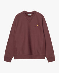 Carhartt WIP American Script Sweat - Amarone