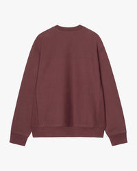 Carhartt WIP American Script Sweat - Amarone