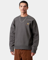 Carhartt WIP American Script Sweat - Graphite