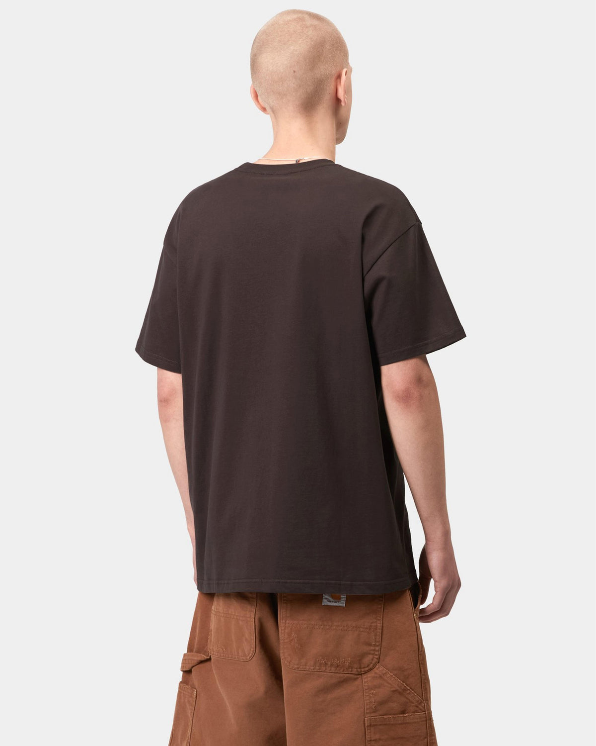 Carhartt WIP S/S Chase Tee - Shale / Gold | Carhartt WIP T Shirts | JEANSTORE