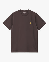 Carhartt WIP S/S Chase Tee - Shale / Gold | Carhartt WIP T Shirts | JEANSTORE