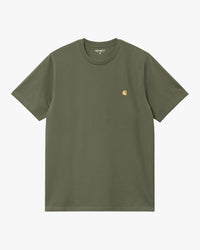 Carhartt WIP S/S Chase Tee - Leaf / Gold | Carhartt WIP T Shirts | JEANSTORE