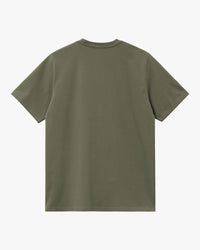 Carhartt WIP S/S Chase Tee - Leaf / Gold | Carhartt WIP T Shirts | JEANSTORE