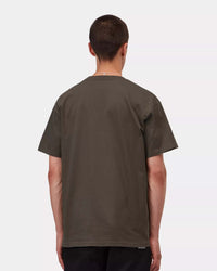 Carhartt WIP S/S Chase Tee - Shungite / Gold