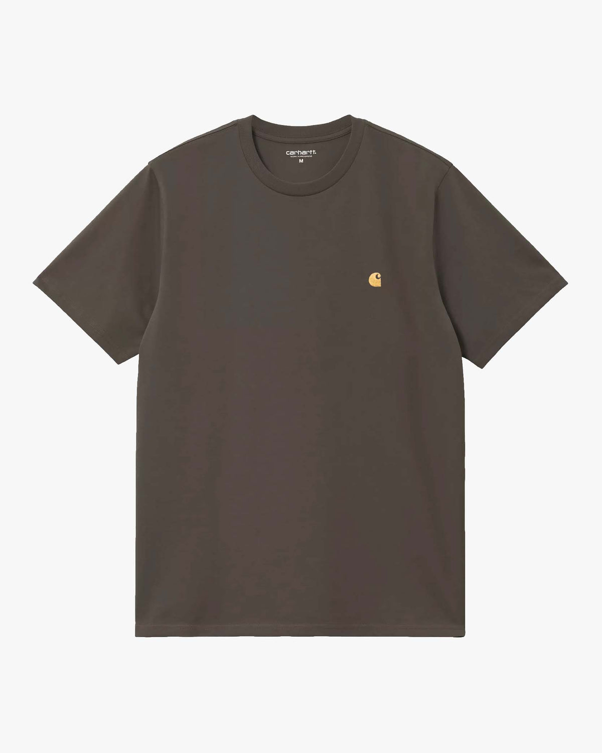 Carhartt WIP S/S Chase Tee - Shungite / Gold