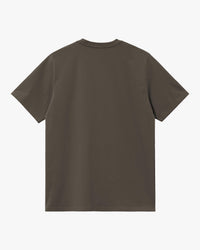 Carhartt WIP S/S Chase Tee - Shungite / Gold