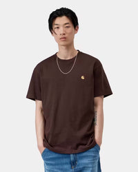 Carhartt WIP S/S Chase Tee - Palisander / Gold