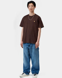 Carhartt WIP S/S Chase Tee - Palisander / Gold | Carhartt WIP T Shirts | Jeanstore
