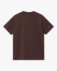 Carhartt WIP S/S Chase Tee - Palisander / Gold | Carhartt WIP T Shirts | Jeanstore