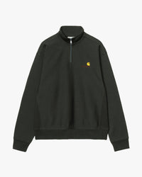 Carhartt WIP Half Zip American Script Sweat - Raven