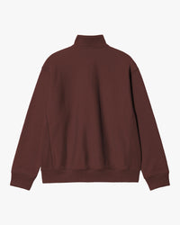 Carhartt WIP Half Zip American Script Sweat - Amarone
