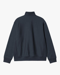 Carhartt WIP Half Zip American Script Sweat - Deep Night