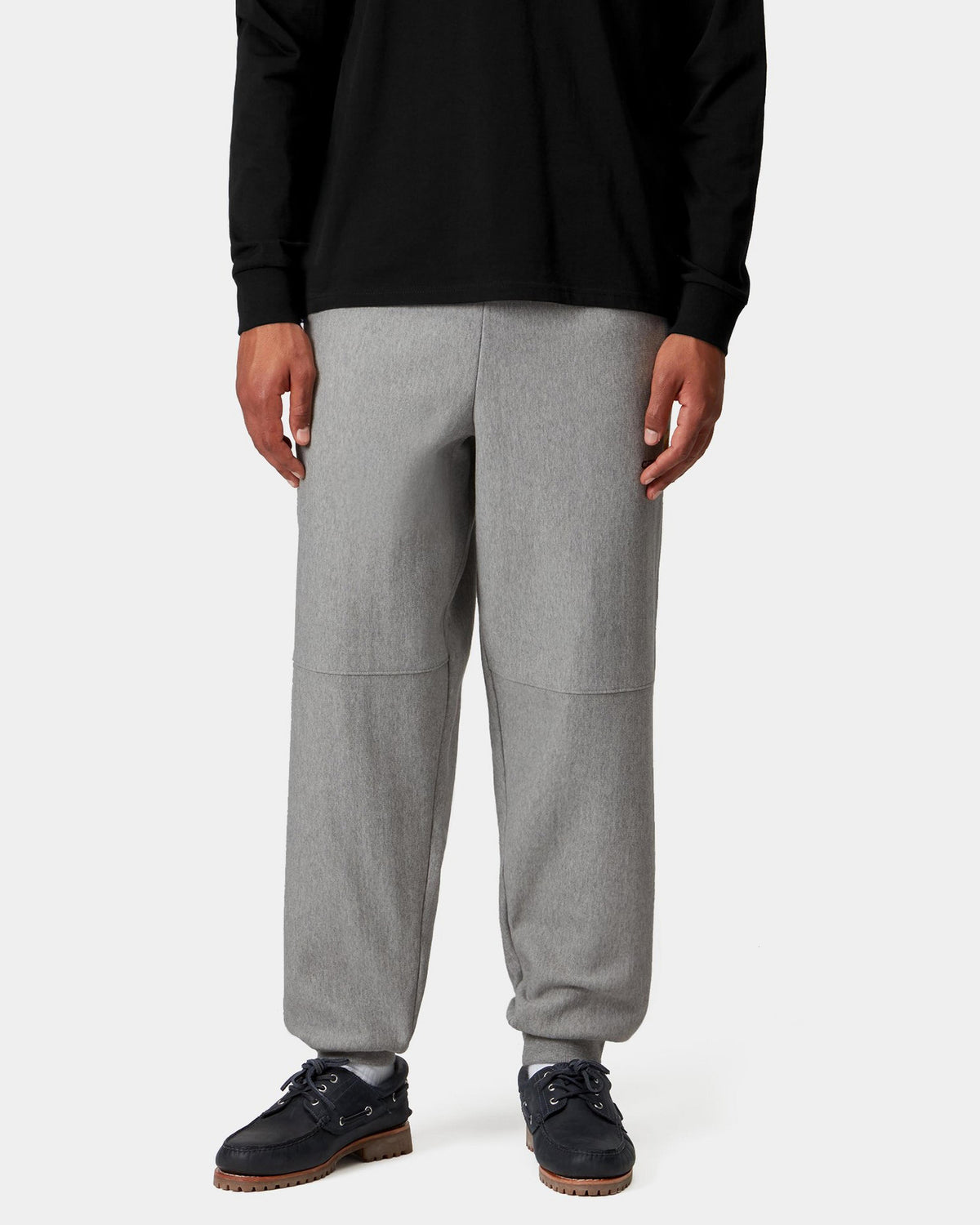 Carhartt WIP American Script Jogging Pant - Grey Heather | Carhartt WIP Chinos & Non-Denim Pants | JEANSTORE