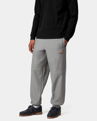 Carhartt WIP American Script Jogging Pant - Grey Heather | Carhartt WIP Chinos & Non-Denim Pants | JEANSTORE