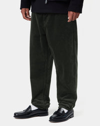Carhartt WIP Newel Pant Relaxed Tapered Mens Cords - Raven Rinsed