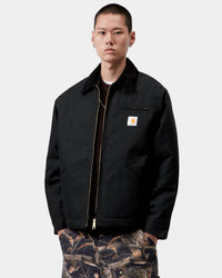 Carhartt WIP OG Detroit Jacket Winter - Black / Black Rigid