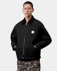 Carhartt WIP OG Detroit Jacket Winter - Black / Black Rigid