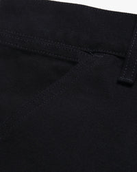 Carhartt WIP Single Knee Shorts - Black Rinsed | Carhartt WIP Shorts | JEANSTORE