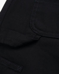 Carhartt WIP Single Knee Shorts - Black Rinsed | Carhartt WIP Shorts | JEANSTORE