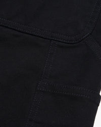 Carhartt WIP Single Knee Shorts - Black Rinsed | Carhartt WIP Shorts | JEANSTORE