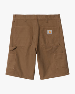 Carhartt WIP Single Knee Shorts - Hamilton Brown Rinsed