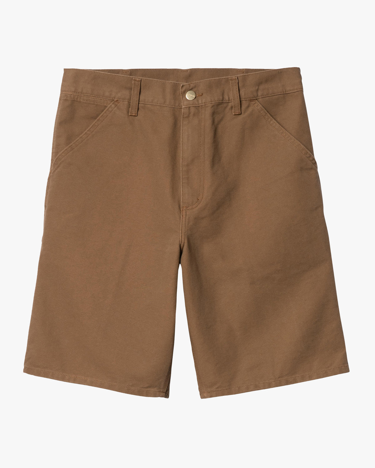 Carhartt WIP Single Knee Shorts - Hamilton Brown Rinsed