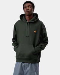 Carhartt WIP Hooded American Script Sweat - Raven