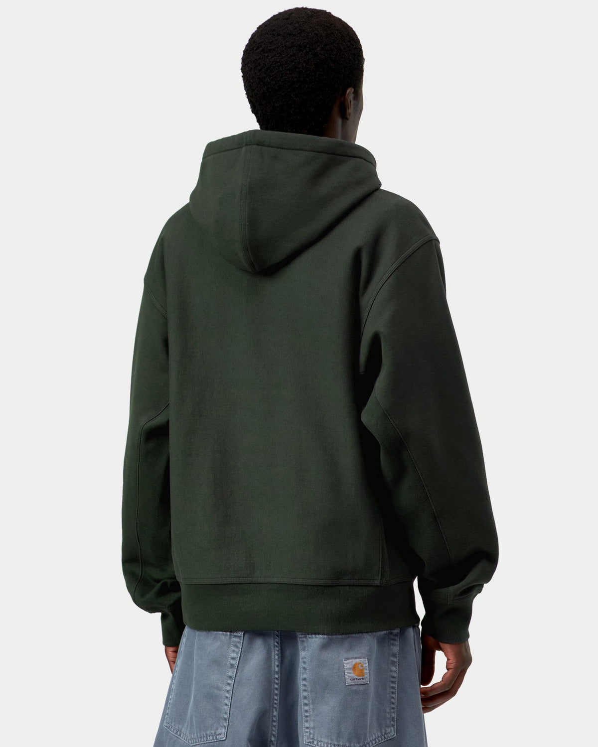 Carhartt WIP Hooded American Script Sweat - Raven