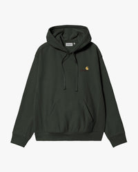 Carhartt WIP Hooded American Script Sweat - Raven