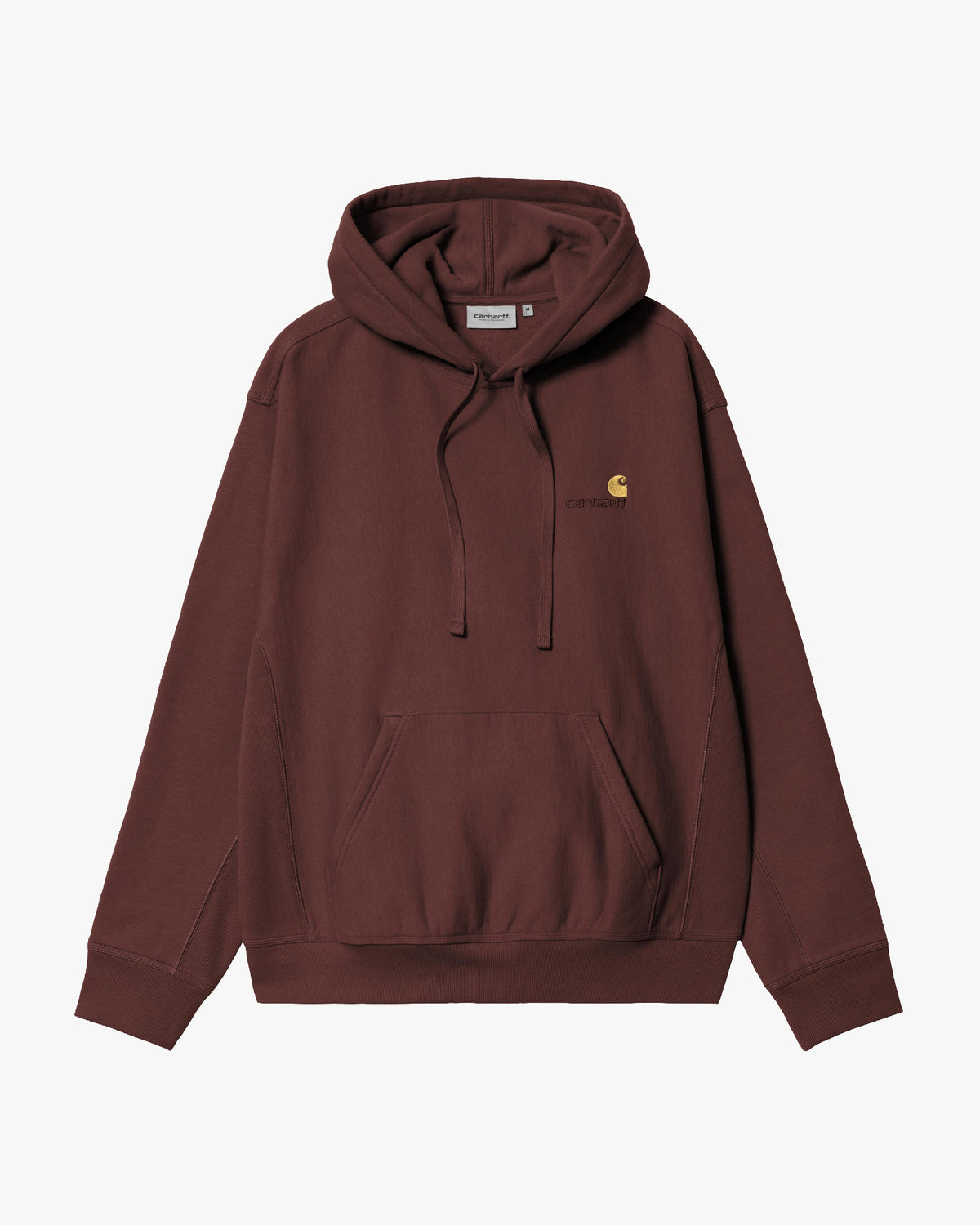Carhartt WIP Hooded American Script Sweat - Amarone