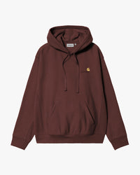 Carhartt WIP Hooded American Script Sweat - Amarone