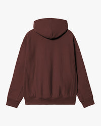 Carhartt WIP Hooded American Script Sweat - Amarone