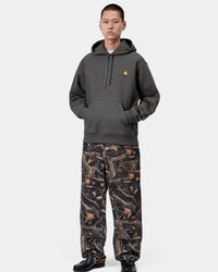 Carhartt WIP Hooded American Script Sweat - Graphite