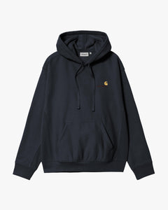 Carhartt WIP Hooded American Script Sweat - Deep Night