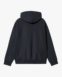 Carhartt WIP Hooded American Script Sweat - Deep Night