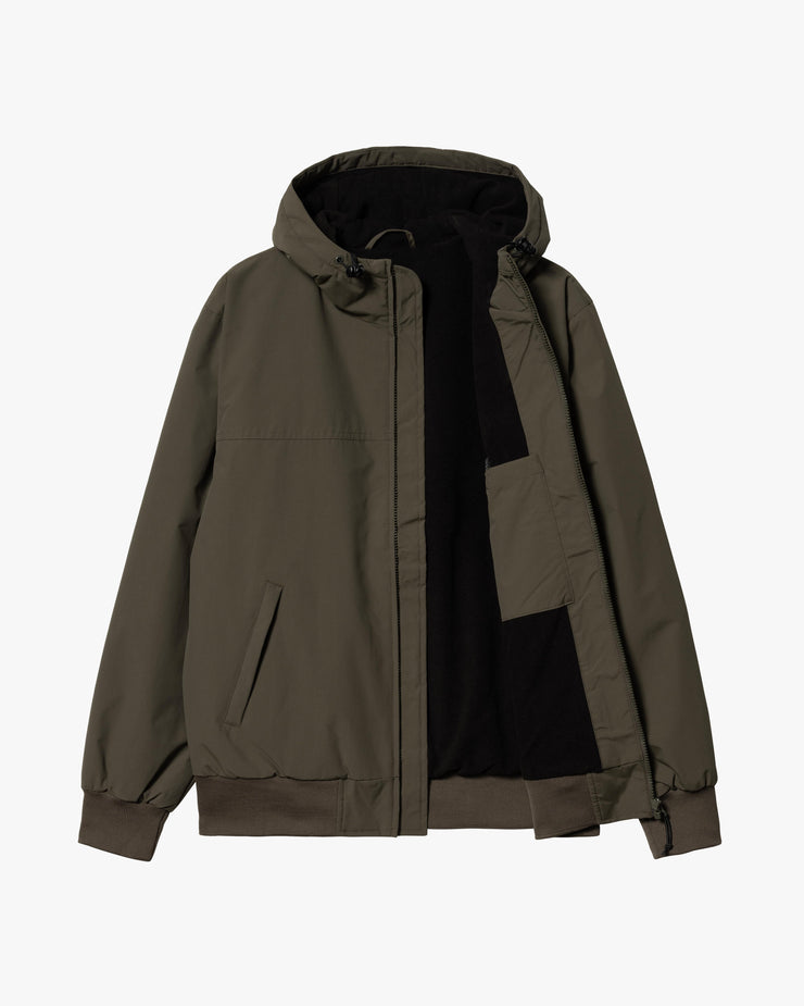 Carhartt WIP Hooded Sail Jacket - Cypress / Black