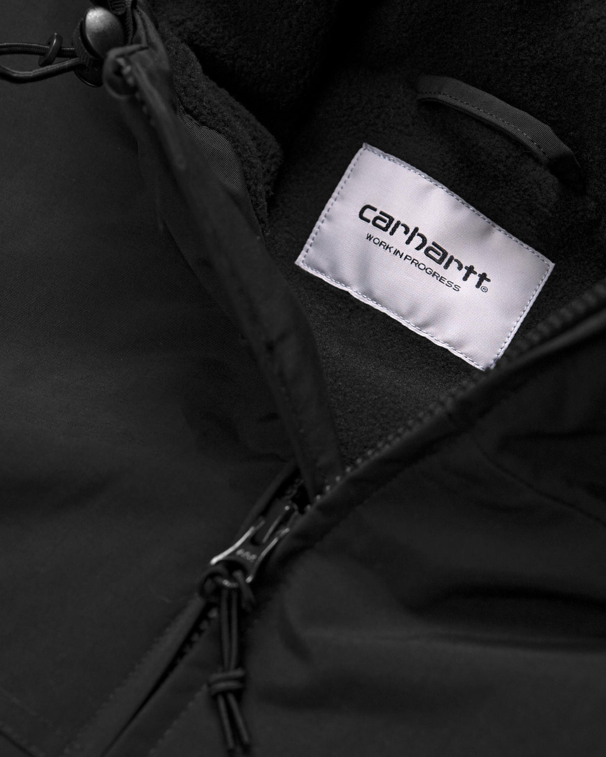 Carhartt WIP Hooded Sail Jacket - Black / White