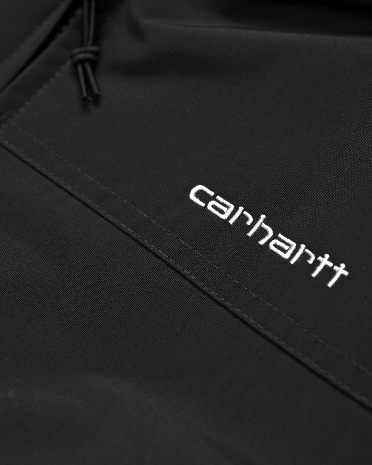 Carhartt WIP Hooded Sail Jacket - Black / White