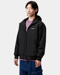 Carhartt WIP Hooded Sail Jacket - Black / White