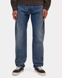 Carhartt WIP Klondike Pant Regular Tapered Mens Jeans - Blue Dark Used Wash