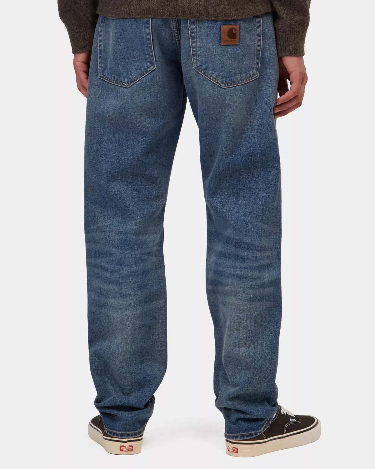 Carhartt WIP Klondike Pant Regular Tapered Mens Jeans - Blue Dark Used Wash
