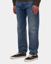 Carhartt WIP Klondike Pant Regular Tapered Mens Jeans - Blue Dark Used Wash