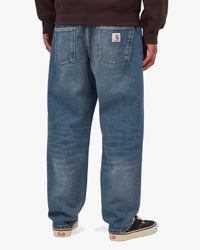 Carhartt WIP Newel Pant Relaxed Tapered Mens Jeans - Blue Dark Used Wash