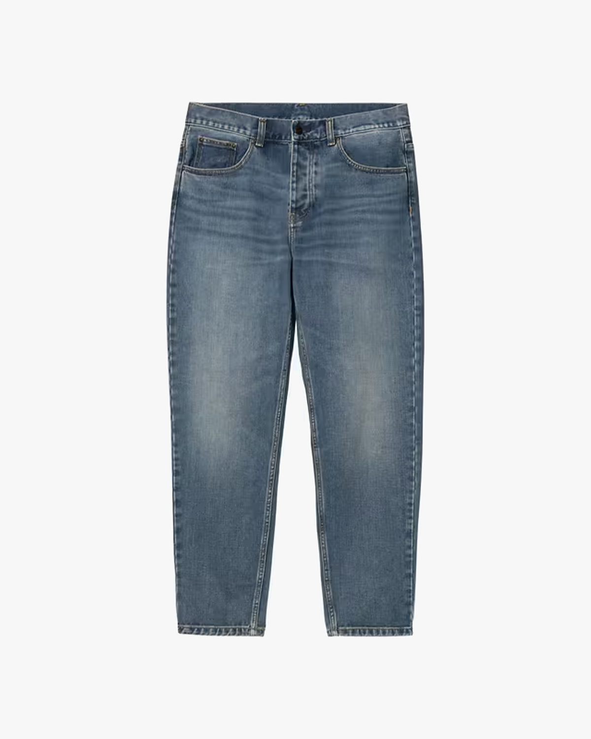 Carhartt WIP Newel Pant Relaxed Tapered Mens Jeans - Blue Dark Used Wash