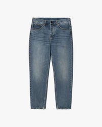 Carhartt WIP Newel Pant Relaxed Tapered Mens Jeans - Blue Dark Used Wash