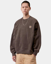 Carhartt WIP Vista Sweat - Tobacco Garment Dyed