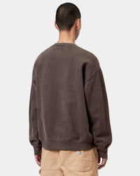 Carhartt WIP Vista Sweat - Tobacco Garment Dyed
