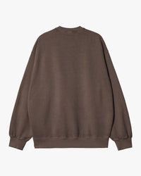 Carhartt WIP Vista Sweat - Tobacco Garment Dyed