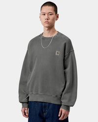 Carhartt WIP Vista Sweat - Black Garment Dyed