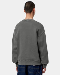 Carhartt WIP Vista Sweat - Black Garment Dyed